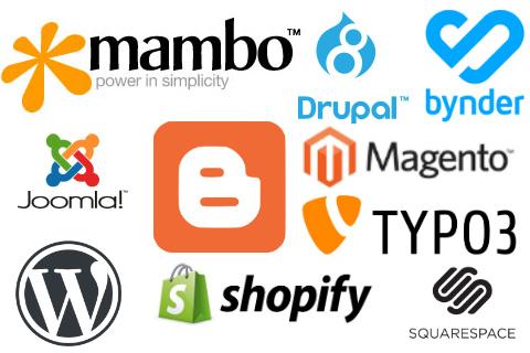 Various Content Management Systems